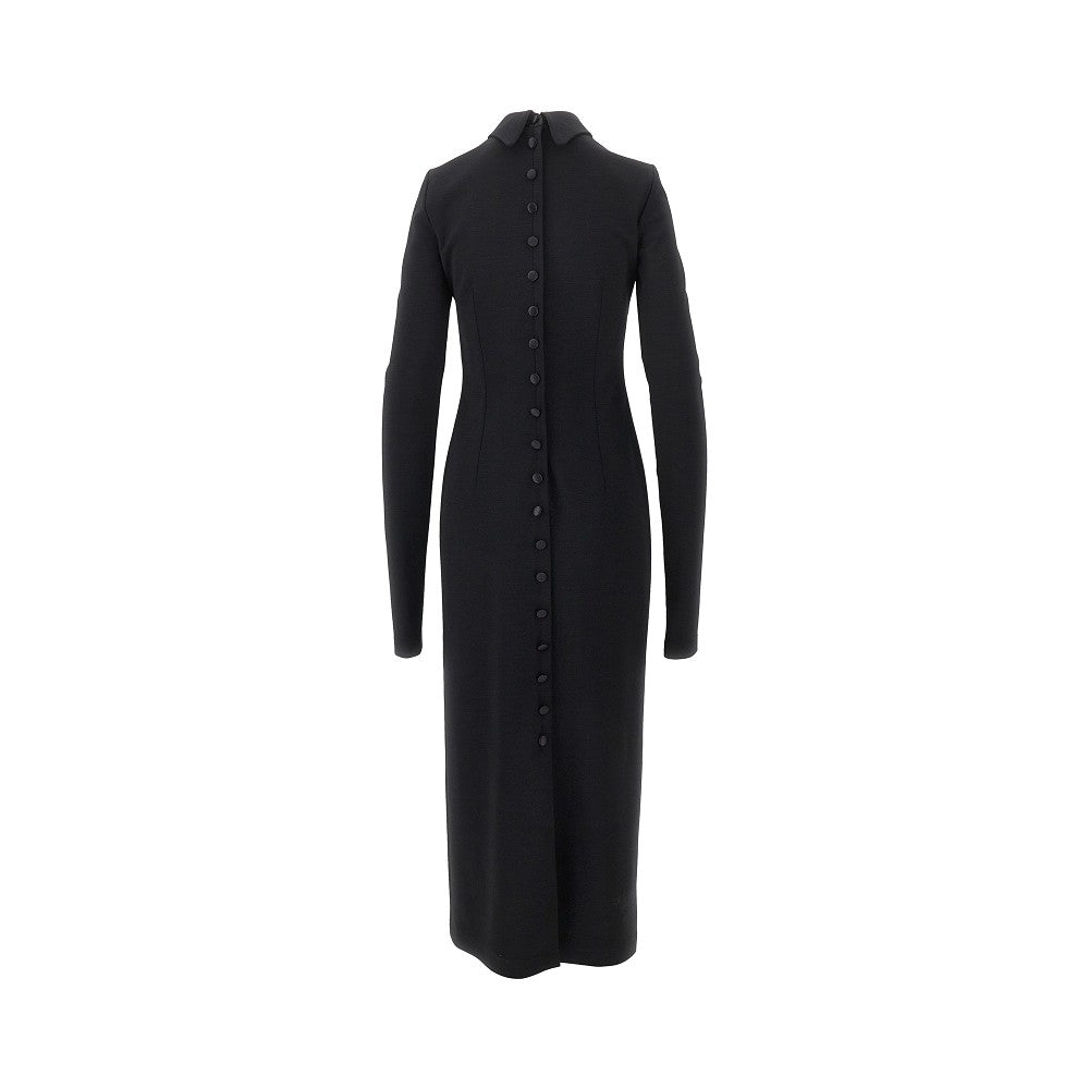 Dolce&Gabbana Women Wool-Blend Jersey Midi Dress