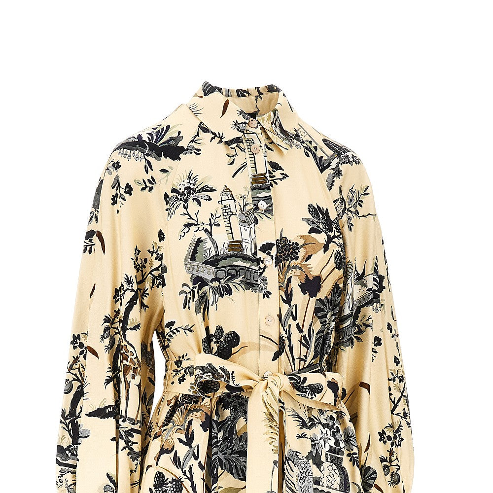 Etro Women Viscose Twill Long Dress