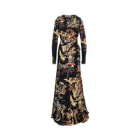 Etro Women Stretch Viscose Long Dress With Print