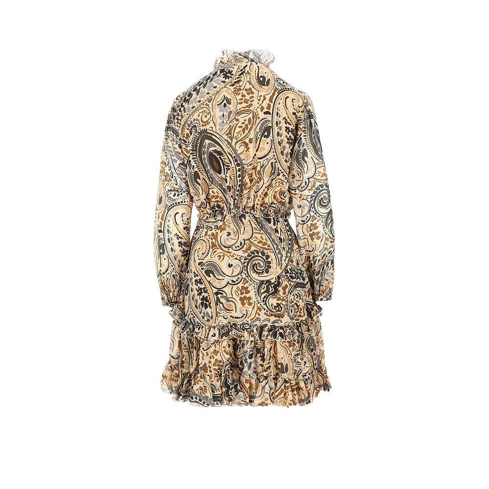 Etro Women Short Dress With Floral Paisley Print