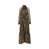 Etro Women Paisley Silk Creponne Maxi Dress