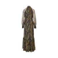 Etro Women Paisley Silk Creponne Maxi Dress