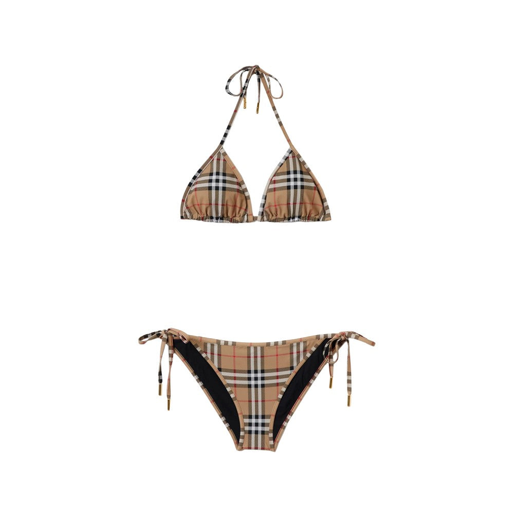 Burberry Women Bikini With Check Motif