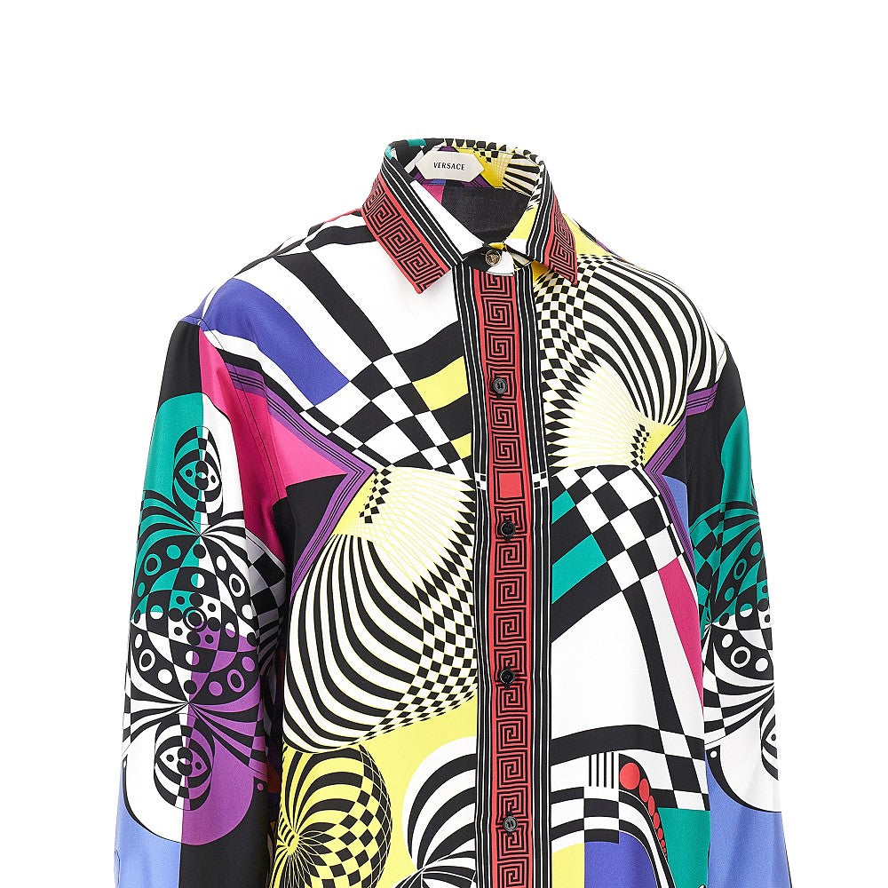 VERSACE Versace Women Printed Silk Twill Shirt