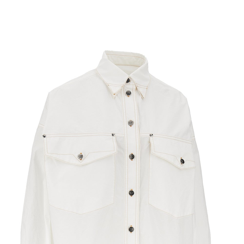 Versace Women Cotton Poplin Shirt
