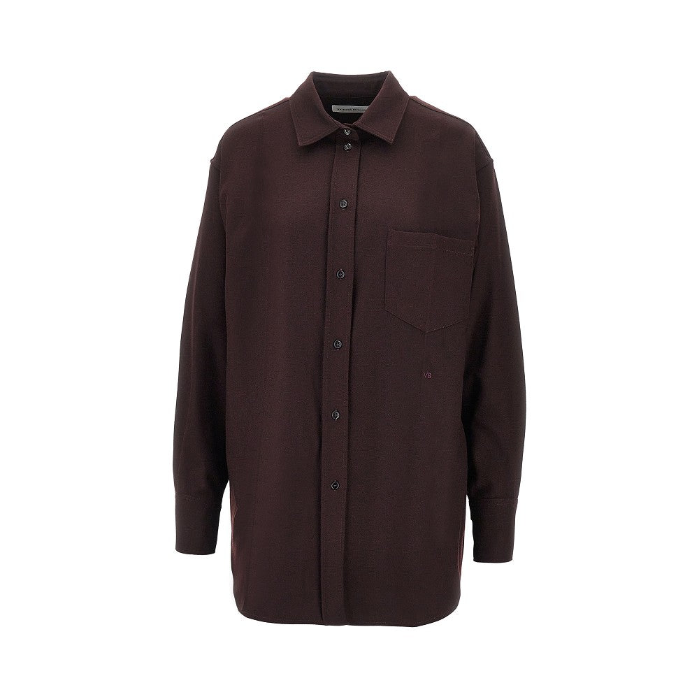 Victoria Beckham Women Wool Flannel Shirt