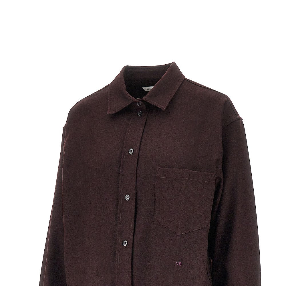 Victoria Beckham Women Wool Flannel Shirt