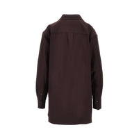 Victoria Beckham Women Wool Flannel Shirt