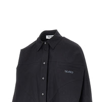 The Attico Women Oversized Shirt With Moulded Hem