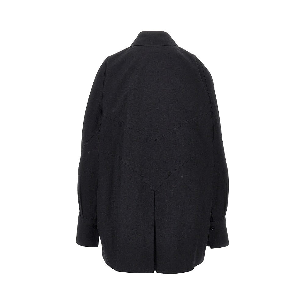The Attico Women Oversized Shirt With Moulded Hem
