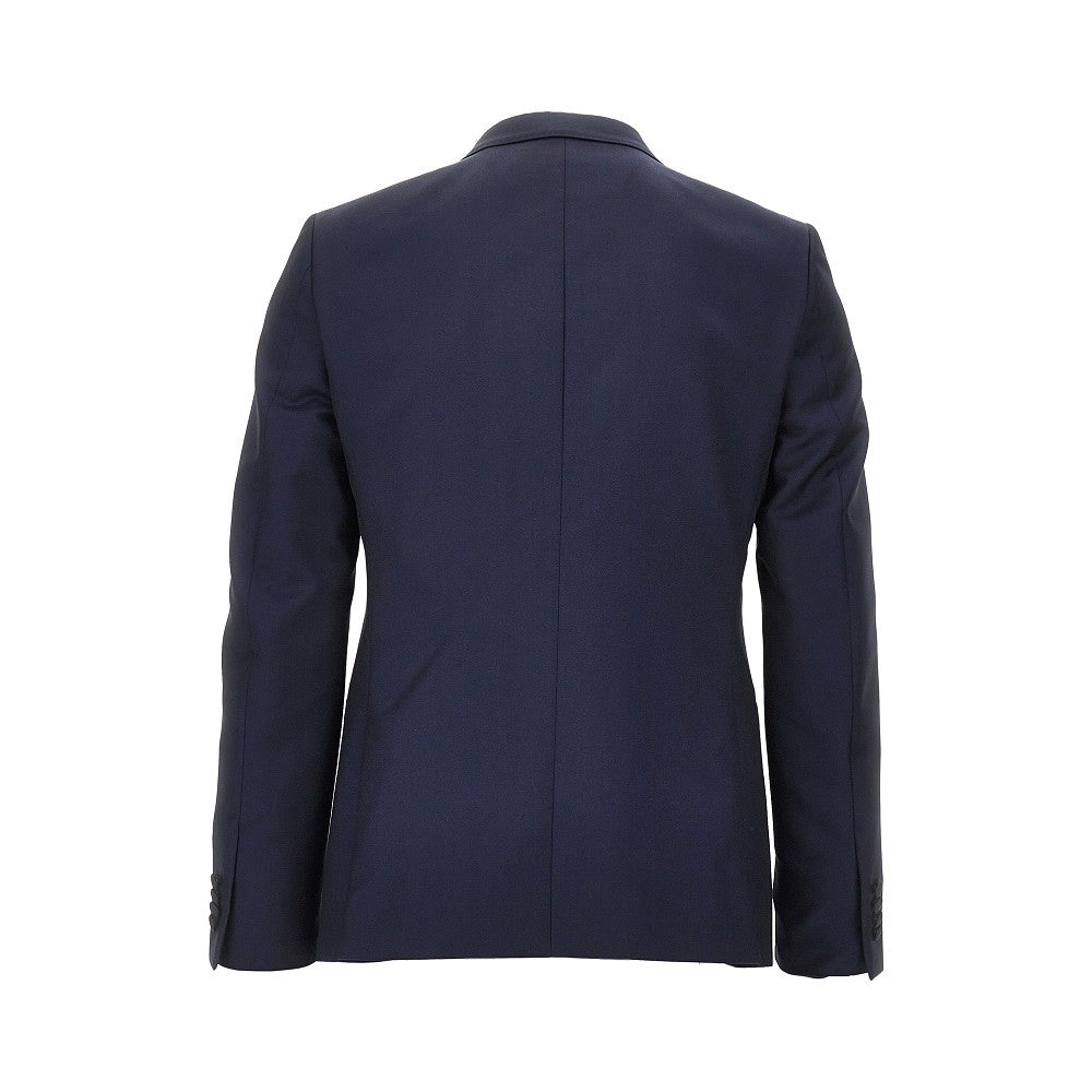 Zegna Men Wool And Mohair Evening Tailored Suit
