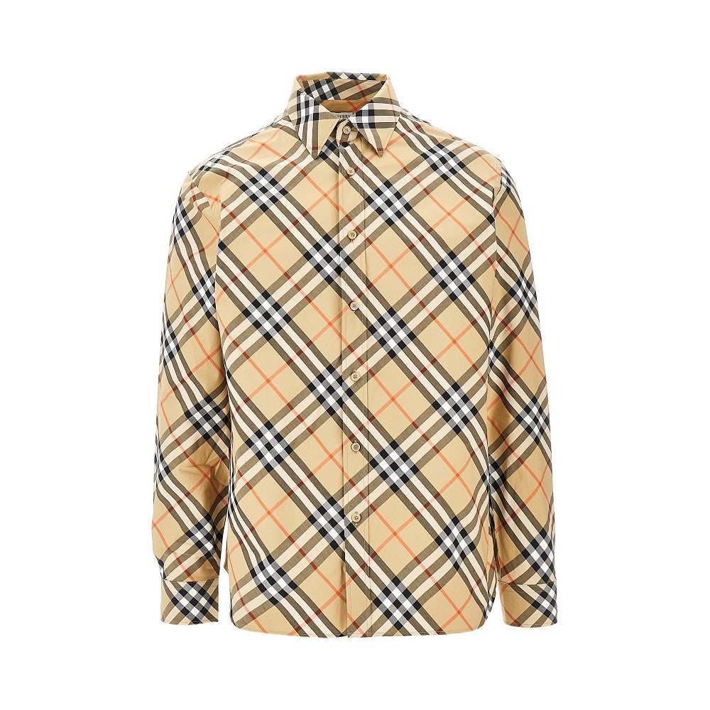 Burberry Men Check Poplin Shirt