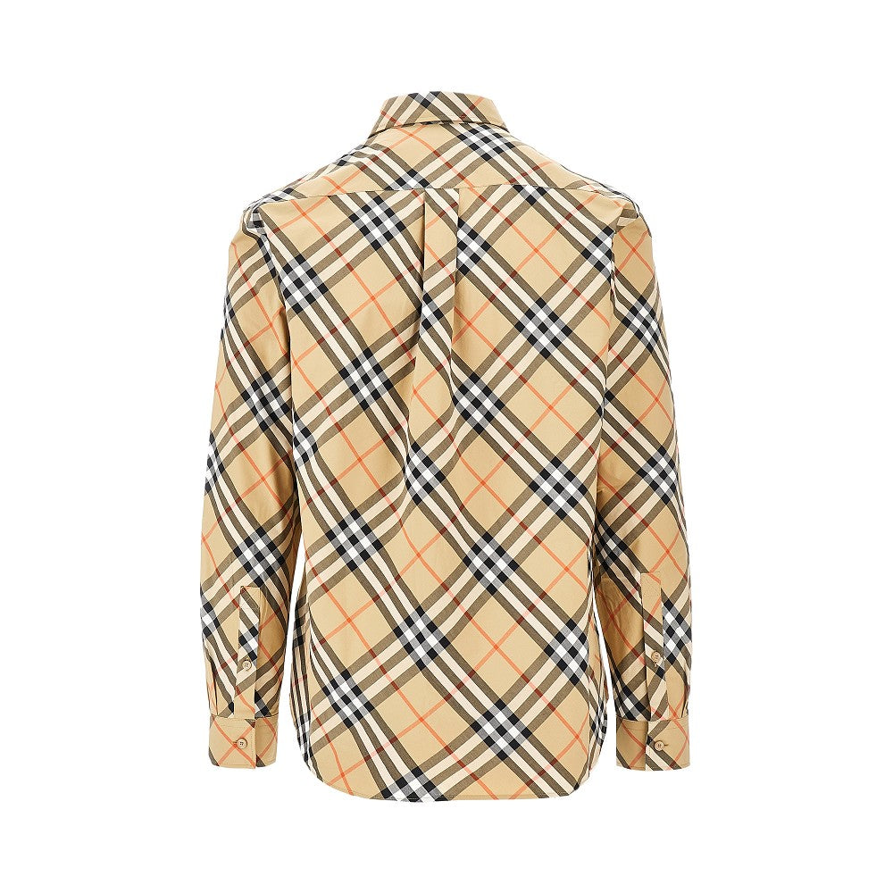 Burberry Men Check Poplin Shirt
