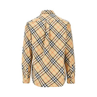 Burberry Men Check Poplin Shirt