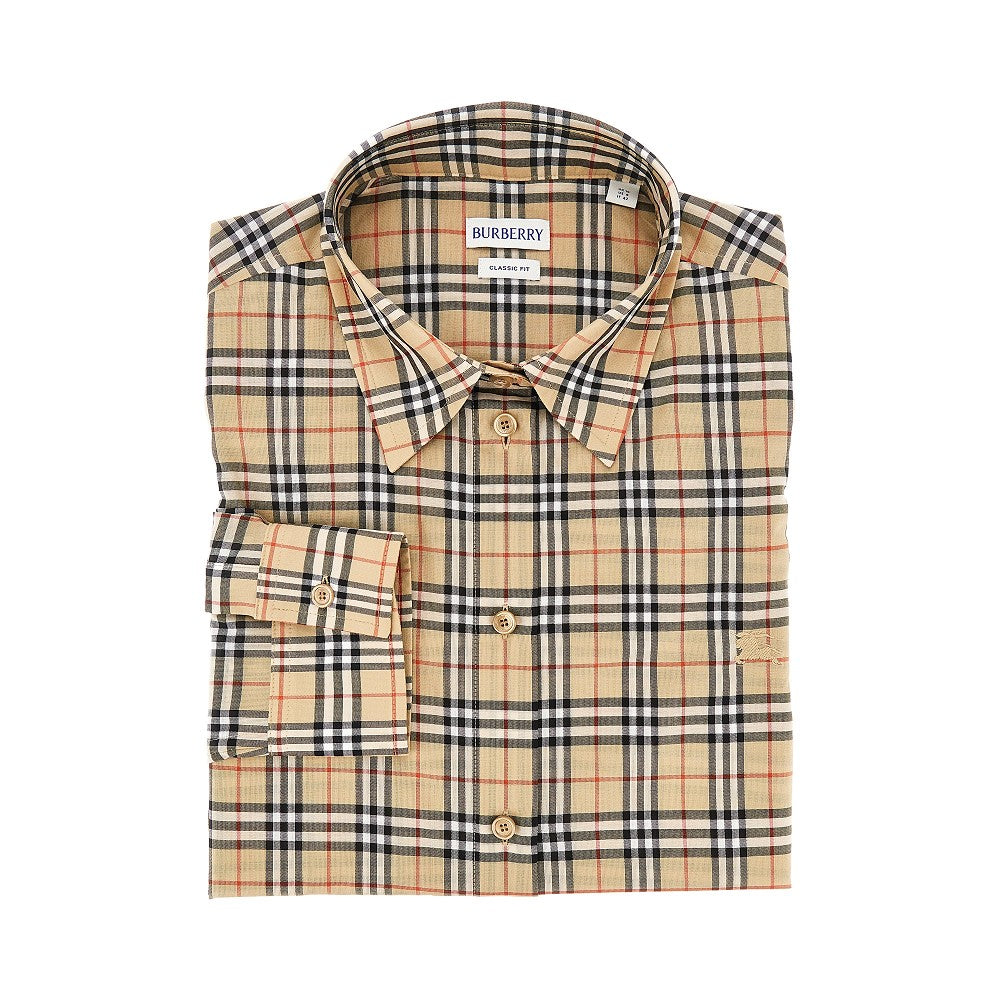 Burberry Women Check Cotton Shirt