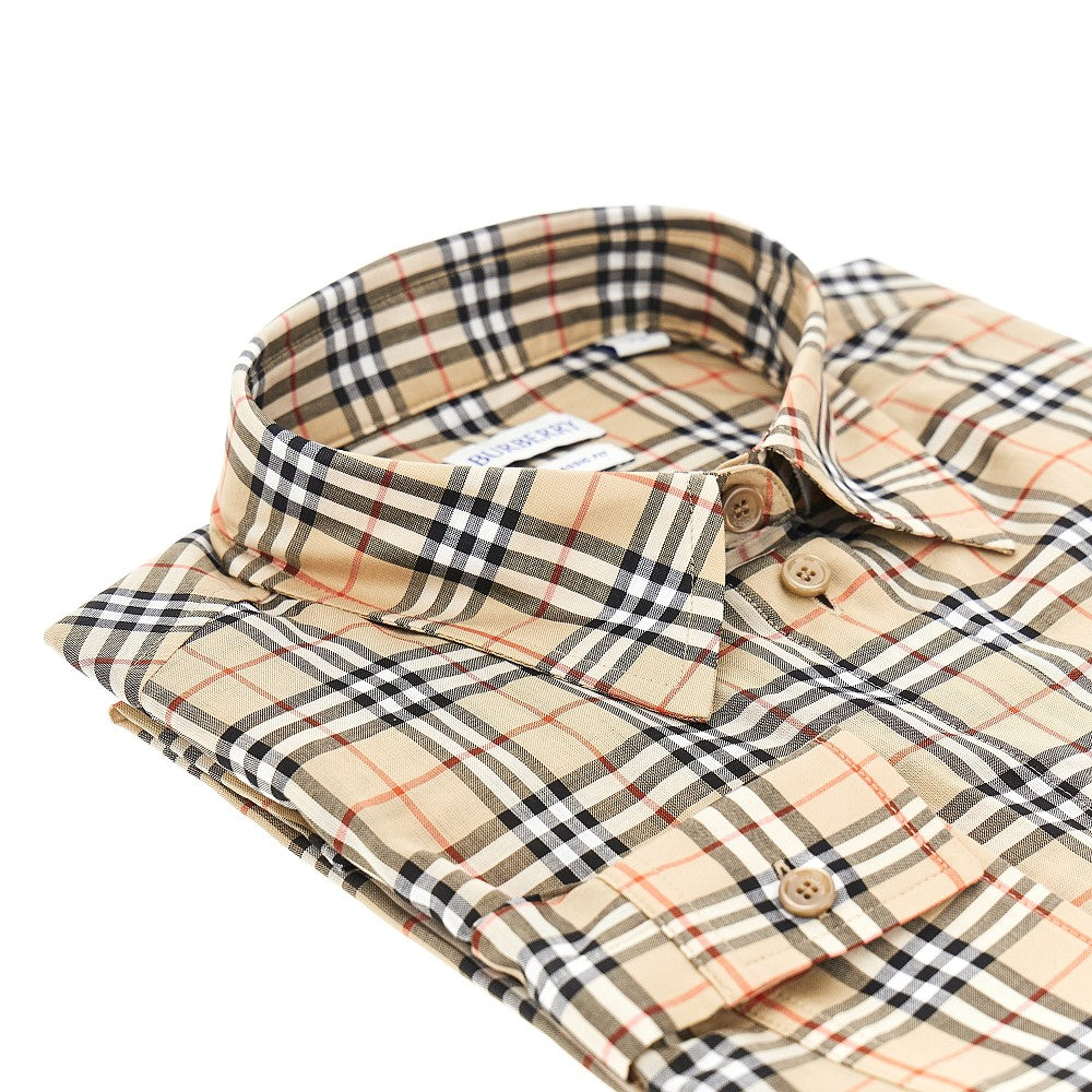 Burberry Women Check Cotton Shirt