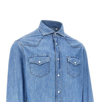 BRUNELLO CUCINELLI Brunello Cucinelli Men Cotton Denim Shirt