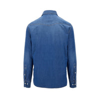 BRUNELLO CUCINELLI Brunello Cucinelli Men Easy Fit Denim Shirt