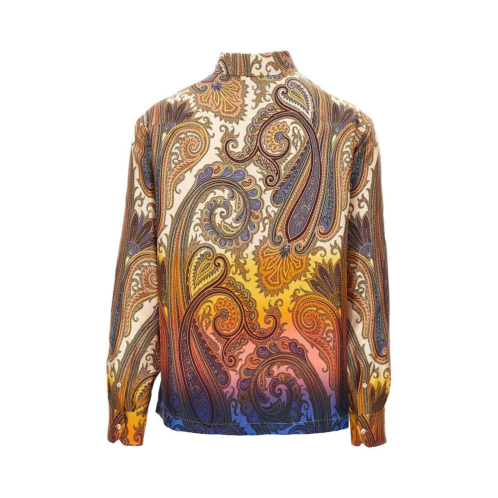 Etro Men Printed Silk Shirt