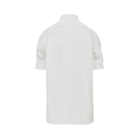 Maison Margiela Women Cotton Poplin Short-Sleeved Shirt