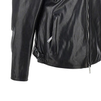 Dsquared2 Men Leather Biker Jacket