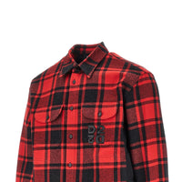DSQUARED2 Dsquared2 Men Nylon And Flannel Hybrid Overshirt