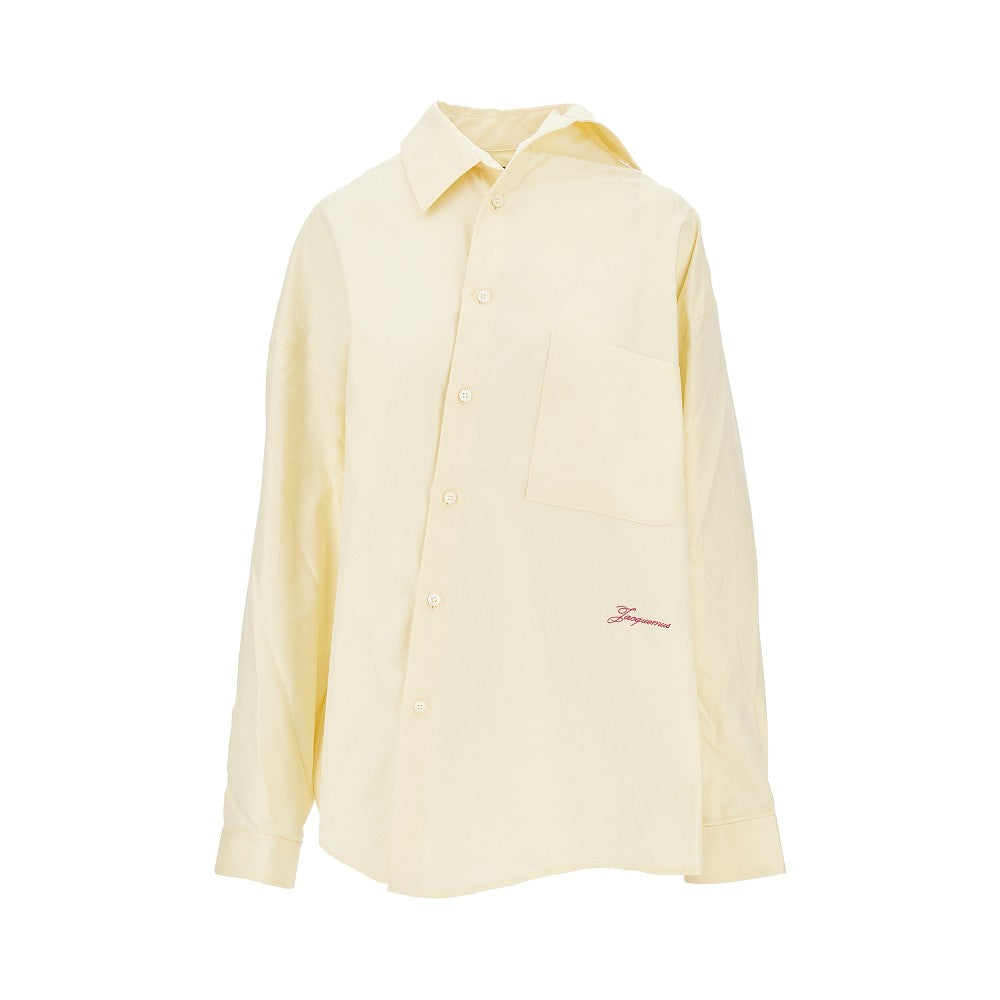 Jacquemus Women 'Cuadro' Asymmetrical Shirt