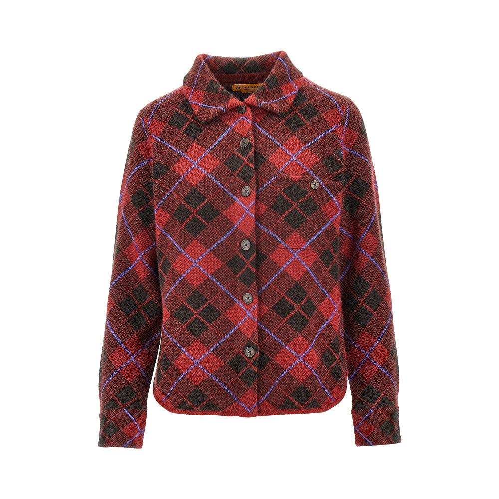 Guest In Residence Women 'Dylan' Check Cashmere Shirt
