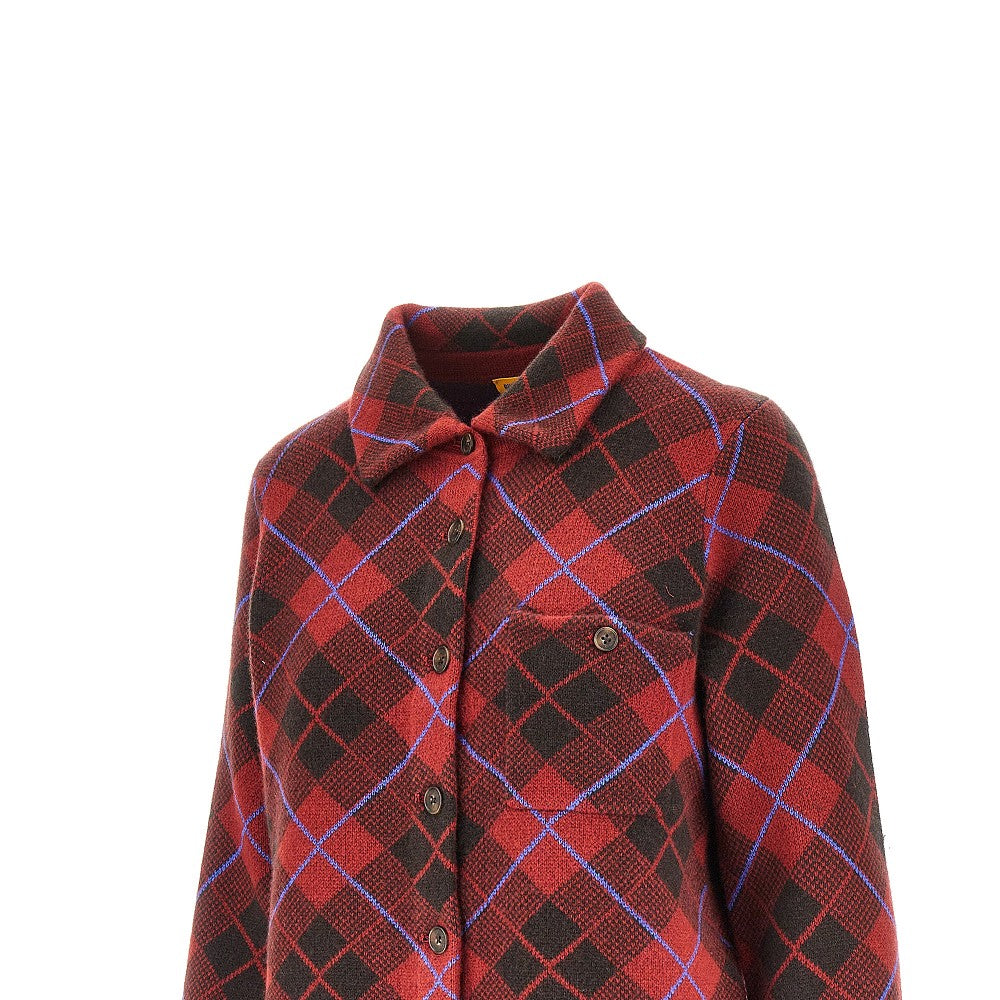 Guest In Residence Women 'Dylan' Check Cashmere Shirt