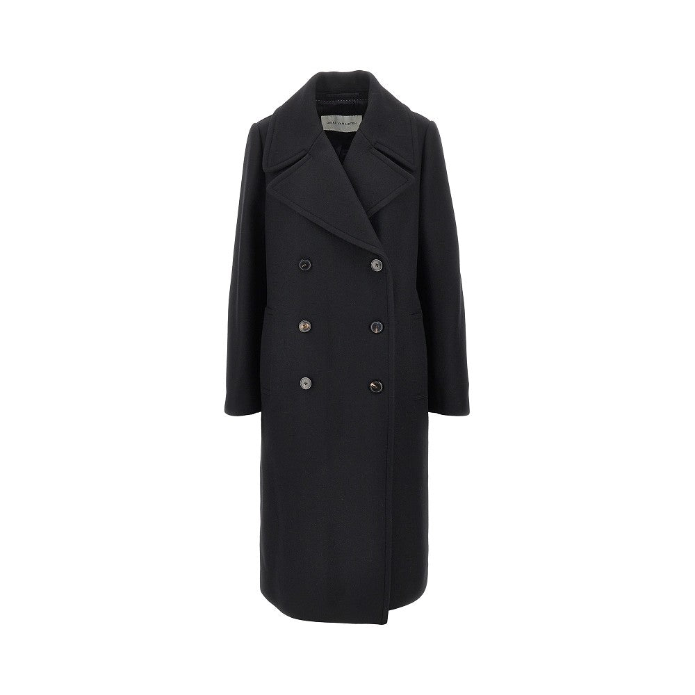 Dries Van Noten Women Double-Breasted Long Coat