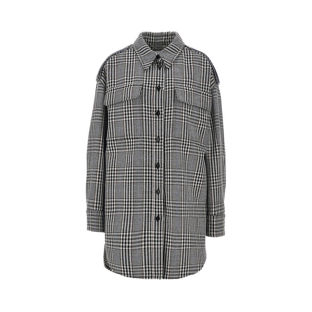 Stella Mccartney Women Prince Of Wales Wool Overshirt
