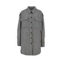 Stella Mccartney Women Prince Of Wales Wool Overshirt
