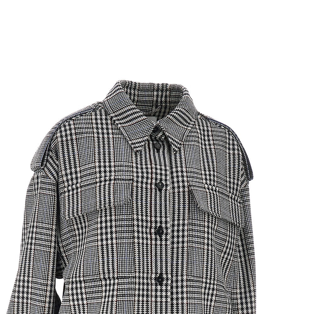 Stella Mccartney Women Prince Of Wales Wool Overshirt