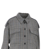 Stella Mccartney Women Prince Of Wales Wool Overshirt