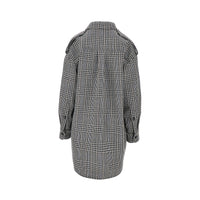 Stella Mccartney Women Prince Of Wales Wool Overshirt