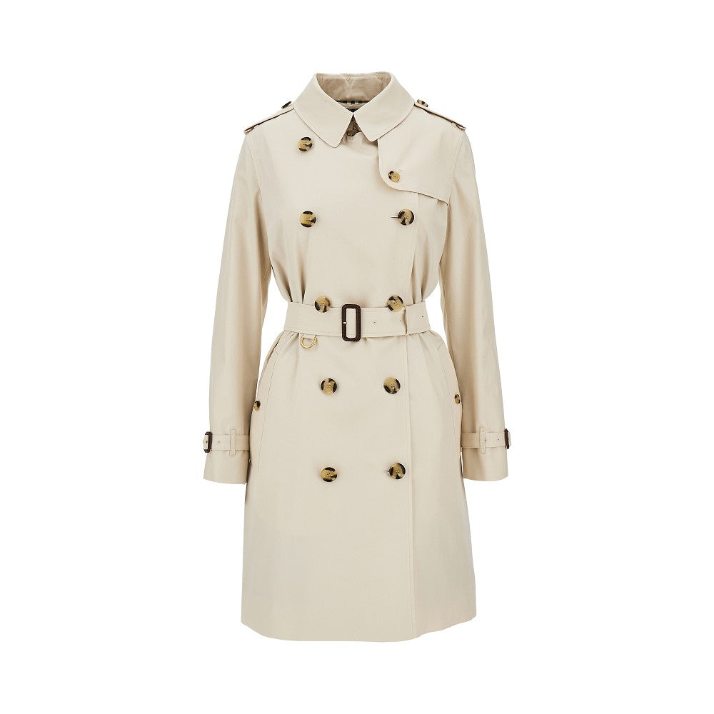 Burberry Women Gabardine Medium 'Kensington' Trench Coat