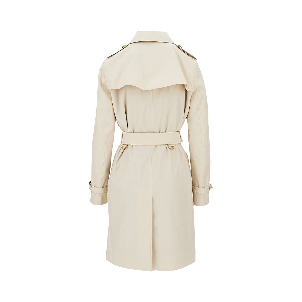 Burberry Women Gabardine Medium 'Kensington' Trench Coat