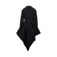 Alaia Women Wool Robe Coat With Belt