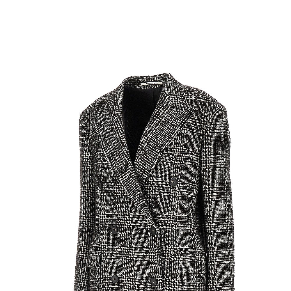Tagliatore Women Prince Of Wales Long Coat