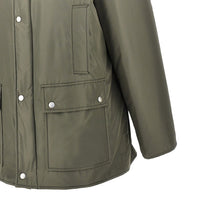 Maison Margiela Men Padded Jacket With Shearling-Effect Collar