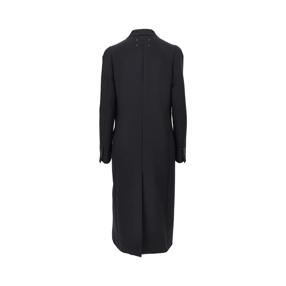 Maison Margiela Women 'Stockman Shoulder' Long Wool Coat