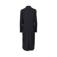 Maison Margiela Women 'Stockman Shoulder' Long Wool Coat