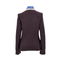Dries Van Noten Women Cloth Jacket With Ribbed Collar