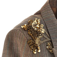 DRIES VAN NOTEN Dries Van Noten Women Embroidered Oversized Double-Breasted Jacket