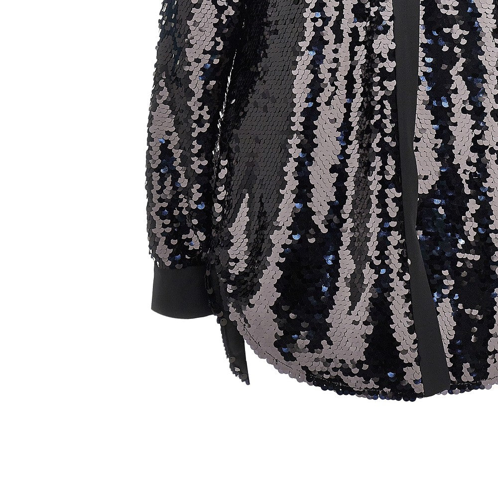 Alberta Ferretti Women Sequinned Oversized Shirt