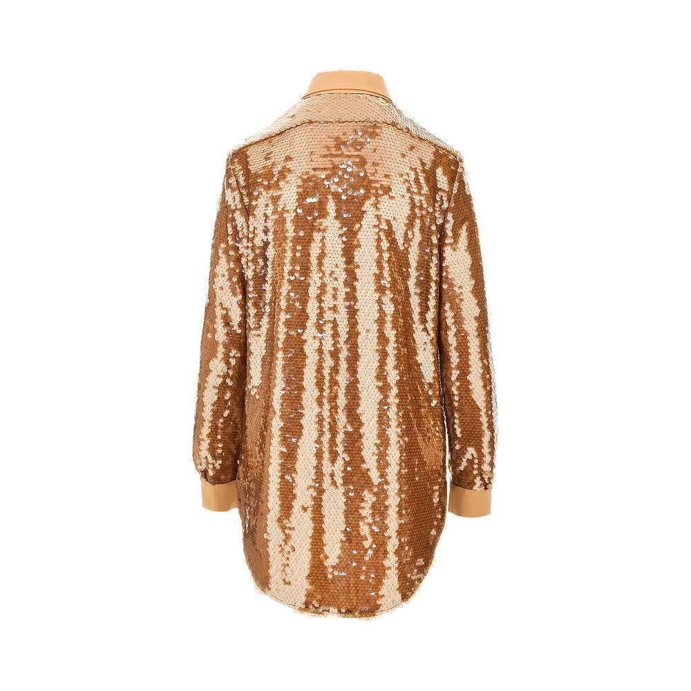 Alberta Ferretti Women Sequinned Oversized Shirt
