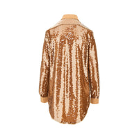 Alberta Ferretti Women Sequinned Oversized Shirt