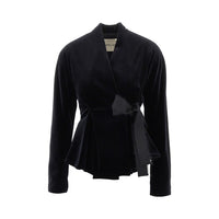 Alberta Ferretti Women Velvet Jacket With Bow