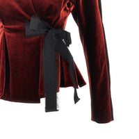 Alberta Ferretti Women Velvet Jacket With Bow