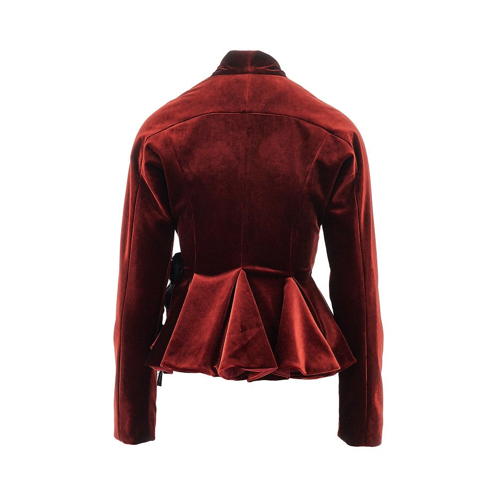 Alberta Ferretti Women Velvet Jacket With Bow